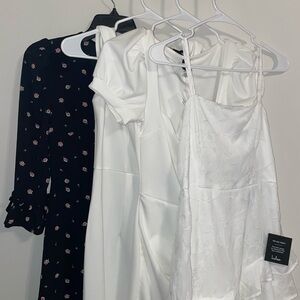 Lulus White Dress Bundle